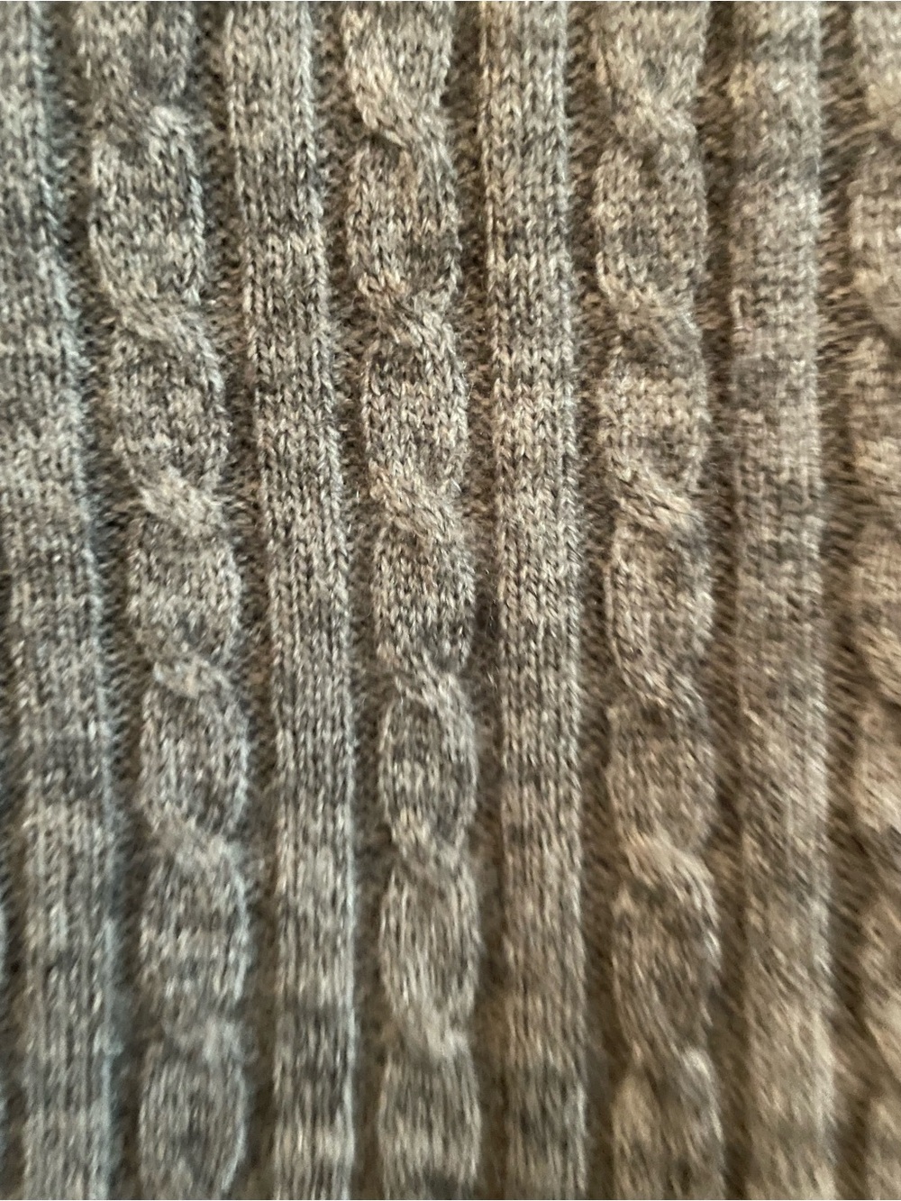 Bobbi Los Angeles Ribbed Mock Neck Women's Sweater - Charcoal Gray size S - Picture 5 of 6